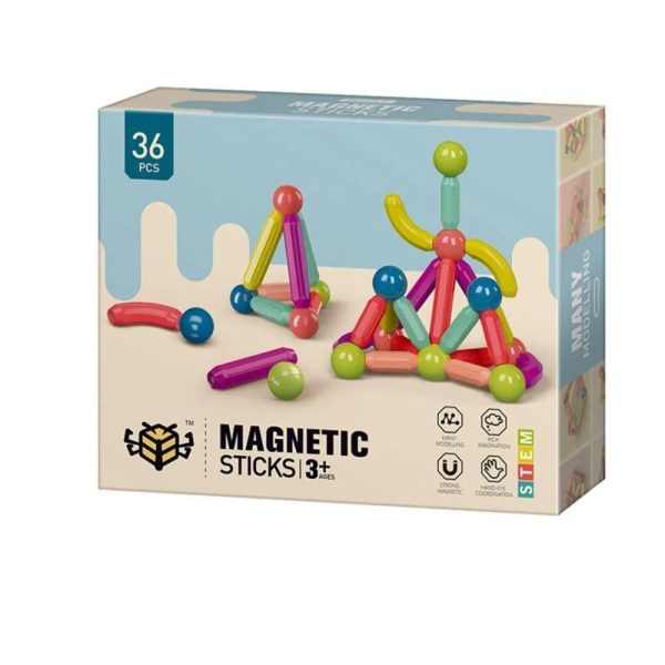 Magnetic Stick Educational Toy | 36 Pcs